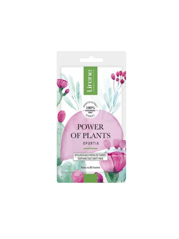 Lirene Power of Plants Glättende Gesichtsmaske Kaktusfeige 17 g