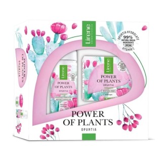 Lirene Power Of Plants Zestaw prezentowy Opuncja Krem do twarzy 50 ml + Pianka myjąca 150 ml