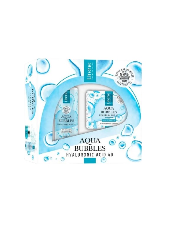 Lirene Aqua Bubbles Gift Set Face Cream + Face Toner 200 ml