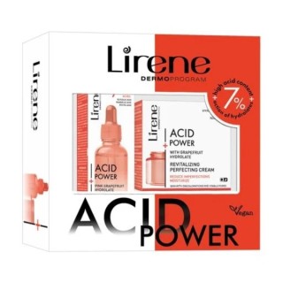 Крем для обличчя Lirene Acid Power Set 50 мл + сироватка для обличчя 30 мл