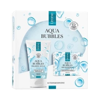 Lirene Aqua Bubbels Geschenkset Gesichtscreme 50 ml + Gesichtswaschgel 150 ml