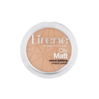 Lirene City Matt Mineral Mattifying Compact Powder мінеральна матуюча пудра 02 Natural 9 г