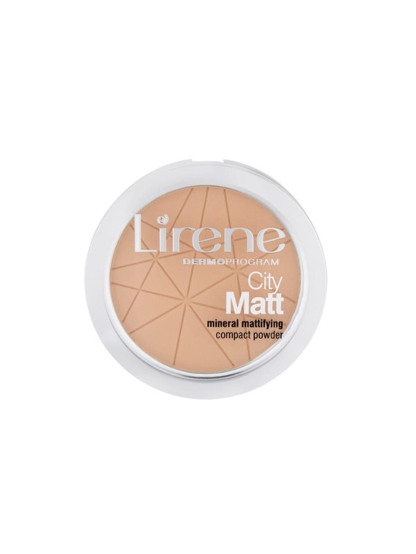 Lirene City Matt Mineral Mattifying Compact Powder mineral matting powder 02 Natural 9 g