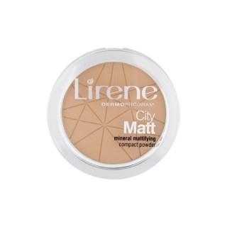 Матова мінеральна компактна пудра Lirene City Matt 03 Beige 9 г