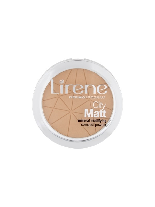 Lirene City Matt Mineral Mattifying Compact Powder 03 Beige 9 g