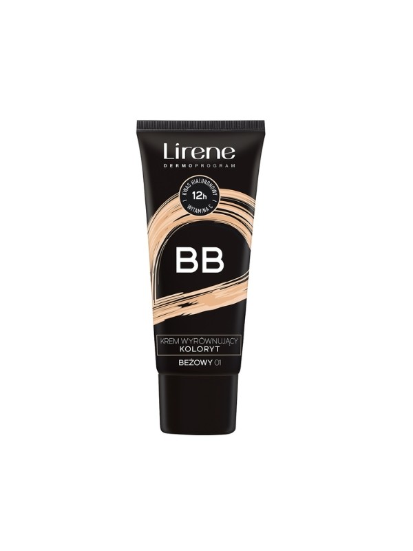 Lirene BB Cream evens out the skin tone Beige 01