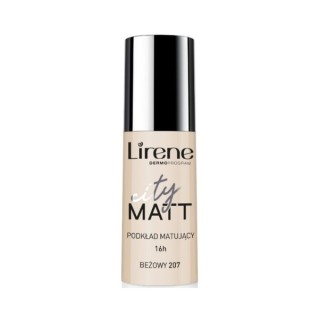 Lirene City Matt Matterende en Gladmakende Gezichtsvloeistof /207/ Beige 30 ml