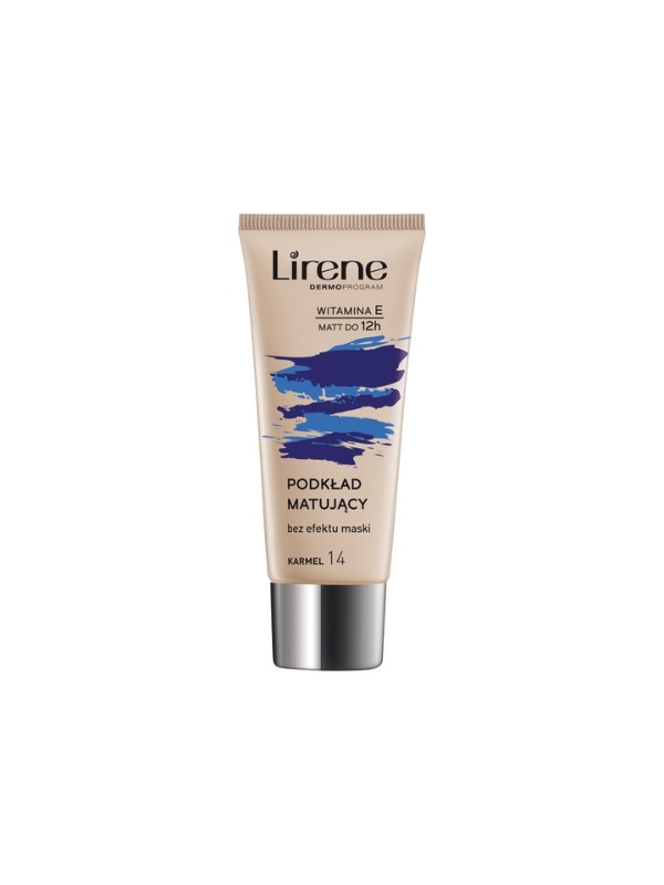 Lirene Nature Matte Mattifying Fluid voor Gezicht 14 Caramel 30 ml