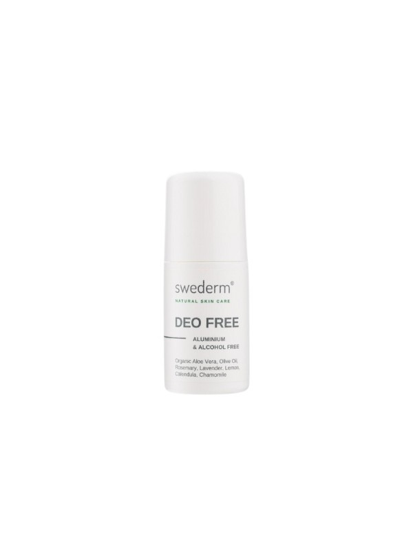 Swederm Deo Free Organic Naturdeodorant ohne Aluminium und Alkohol Aloe Vera 50 ml