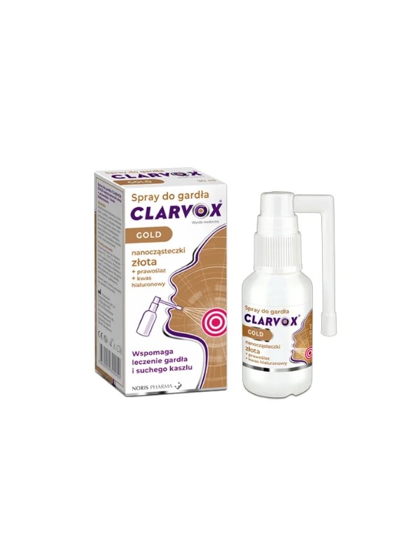 Clarvox Gold Spray do gardła 30 ml