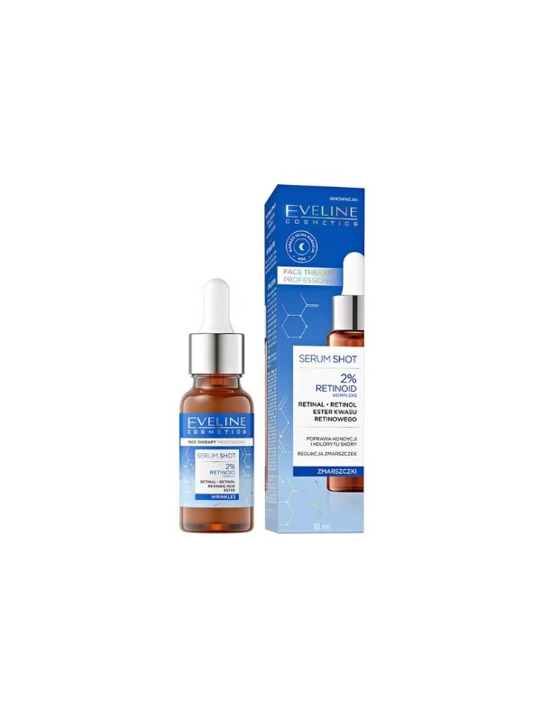 Eveline Serum Shot Wrinkle Reducing Treatment with 2% Retinoid Complex 18 ml