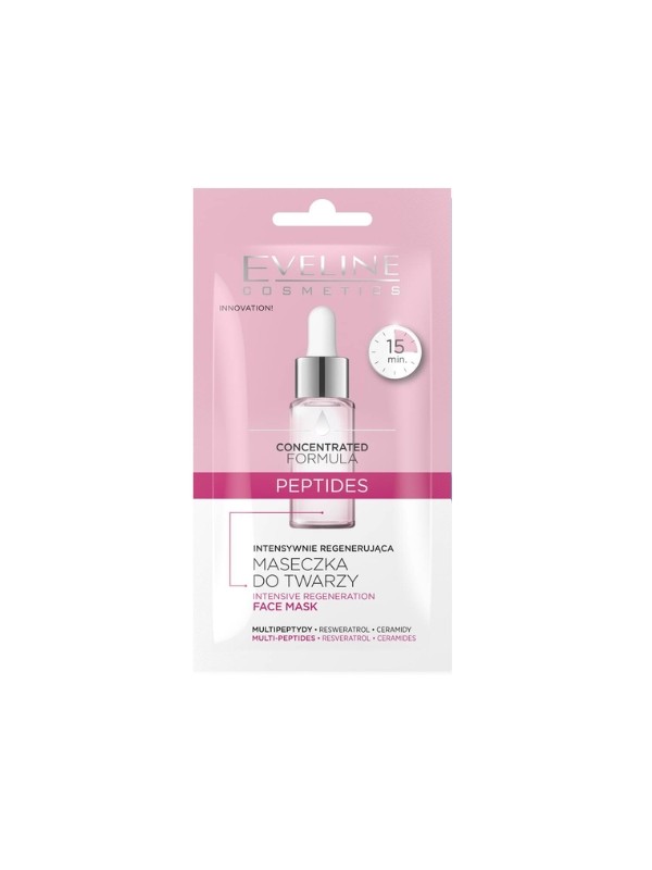 Eveline Concentrated Formula intensywnie regenerująca Maseczka do twarzy Peptides 8 ml