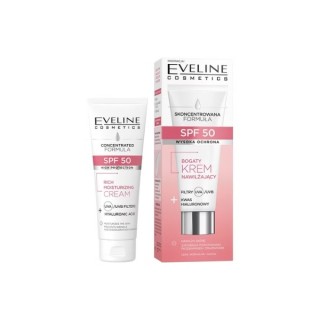 Eveline Concentrated Formula Rich Moisturizing Face Cream SPF50 30 мл