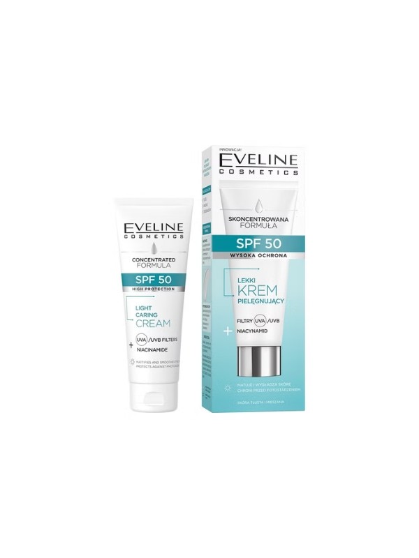 Eveline Concentrated Formula Light Face Cream SPF50 30 ml