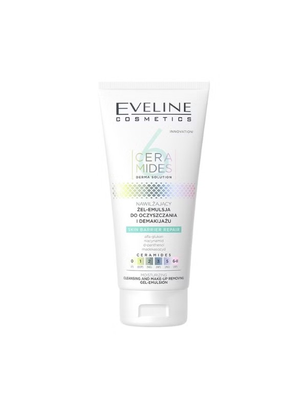 Eveline 6 CERAMIDES moisturizing Gel-emulsion for cleansing and make-up removal 150 ml