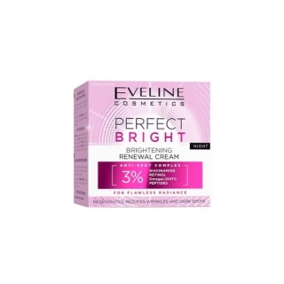 Освітлюючий і омолоджуючий нічний крем для обличчя Eveline Perfect Bright 50 мл