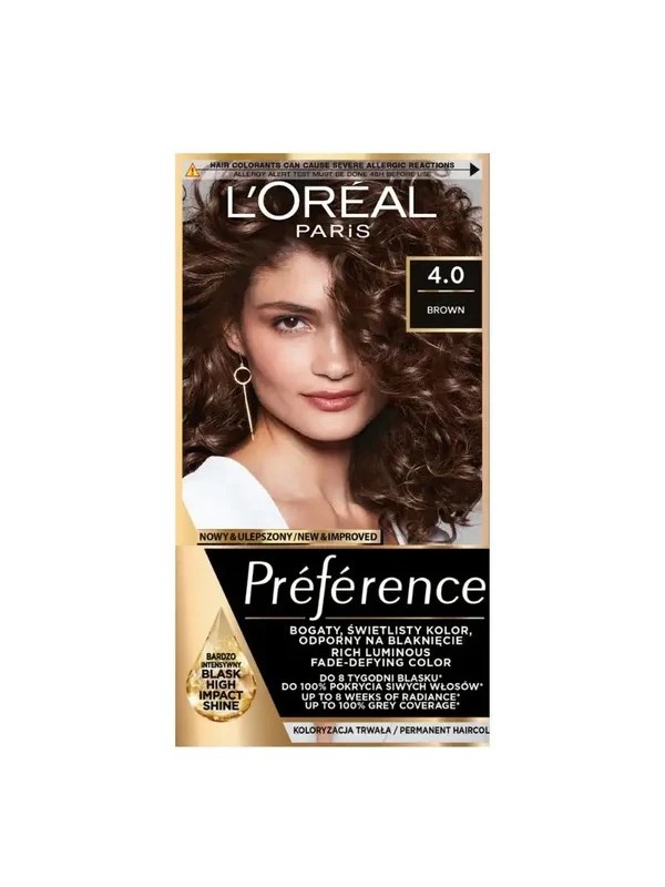 L'oreal Preference Farba do włosów /4/ Brąz