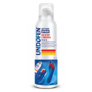 Undofen aktywny Spray do stóp i obuwia 4w1 150 ml