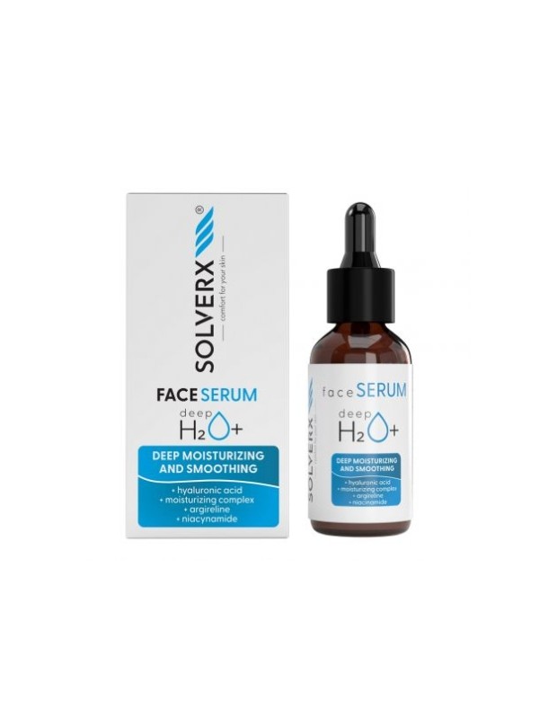 Solverx Deep H2O+ Feuchtigkeitsspendendes Gesichtsserum 30 ml