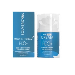 Solverx Deep H2O+ Moisturizing Night Face Cream 50 ml