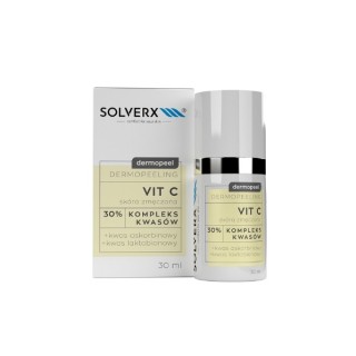 Peeling для обличчя Solverx Dermopeel 30% аскорбінова кислота 30 мл