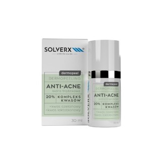 Solverx Dermopeel Peeling для обличчя 20% Азелаїнова кислота 30 мл