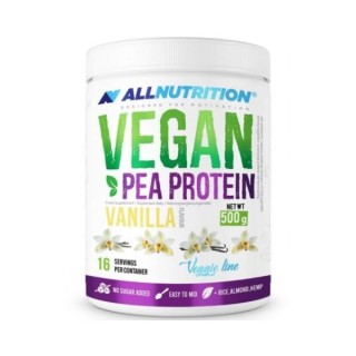 AllNutrition Vegan Pea Protein Vanilla Nahrungsergänzungsmittel auf Basis von weißem ego Vanille 500 g