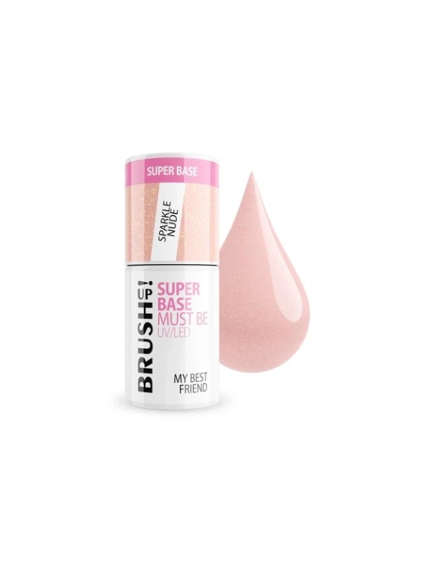 BrushUp! Super Base Must Be Baza hybride Sparkle Nude 5 g