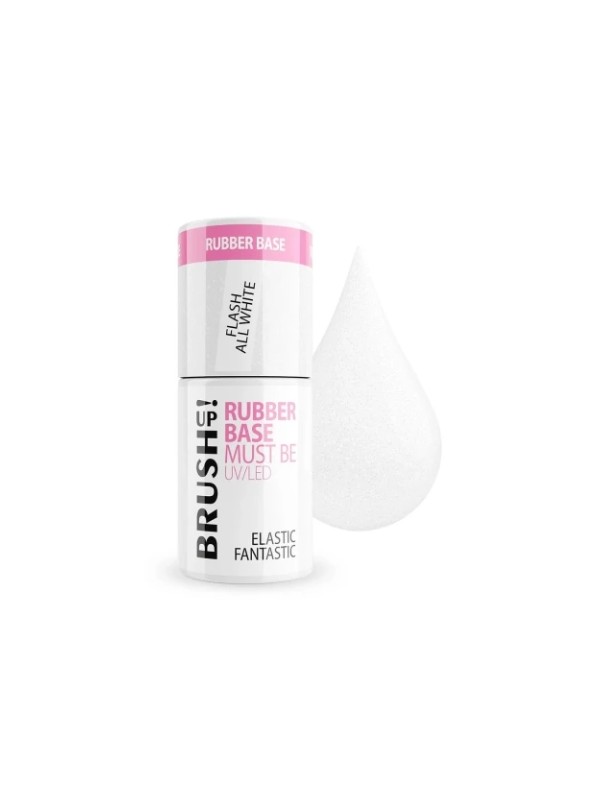 BrushUp! Rubber Must Be Hybrid-Basis Flash All White 5 g