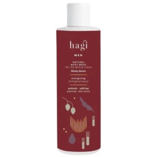 Гель для душу Hagi Natural Energizing для чоловіків Whisky Barber 300 мл