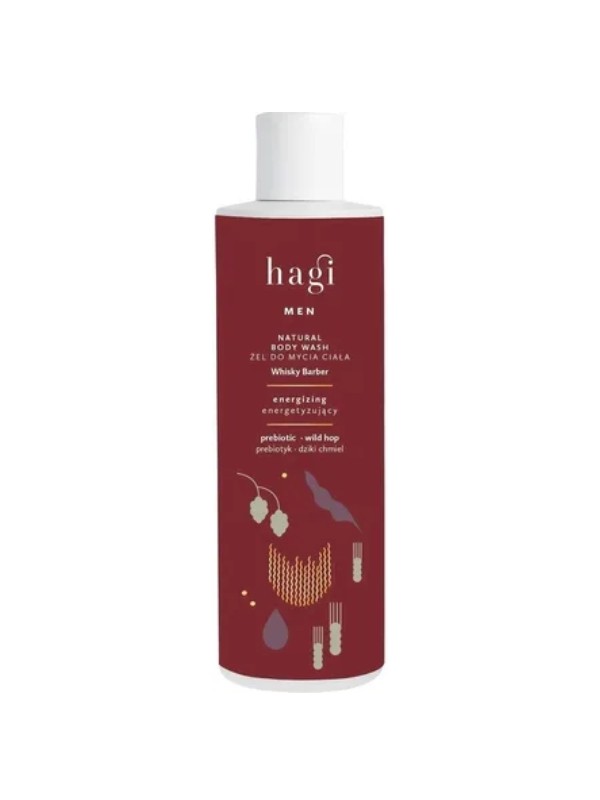 Hagi Natural Energizing Shower Gel voor mannen Whiskey Barber 300 ml