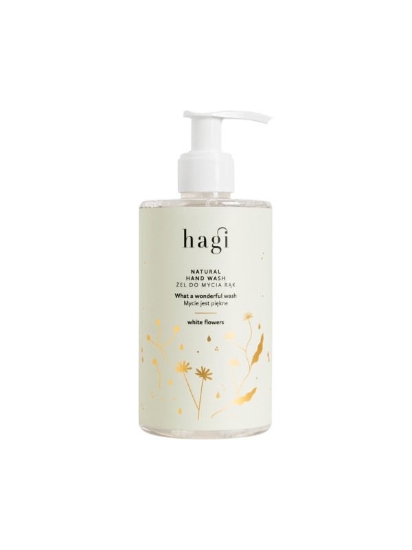 Hagi Washing is beautiful natural Hand Washing Gel White Flowers 300 ml