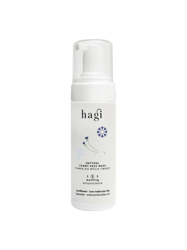 Hagi Natürlicher Kornblumen-Gesichtsreinigungsschaum 150 ml