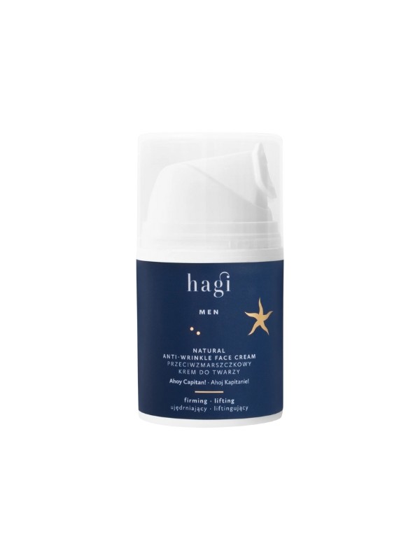 Hagi Men Natural Anti-Wrinkle Face Cream Ahoy Captain! 50 ml