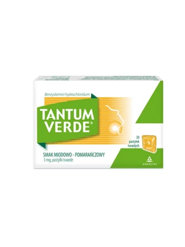 Tantum Verde Honig-Orangen-Geschmack 30 harte Lutschtabletten