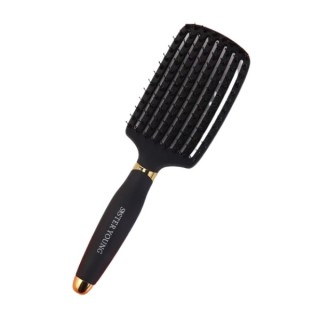 Sister Young Ovia Boar Bristle Hairbrush Black 1 piece