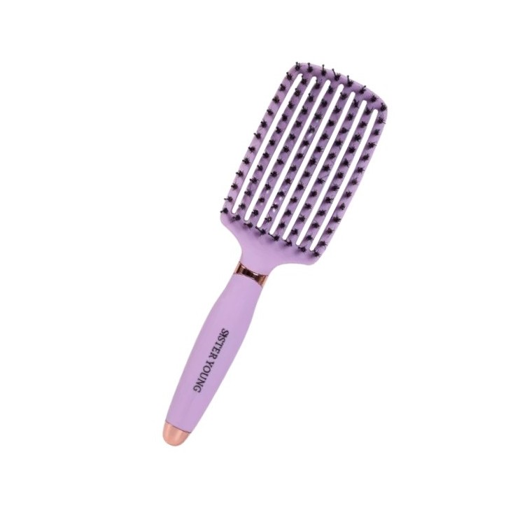 Sister Young Ovia Hairbrush with Liliac Wild Bristle 1 Piece