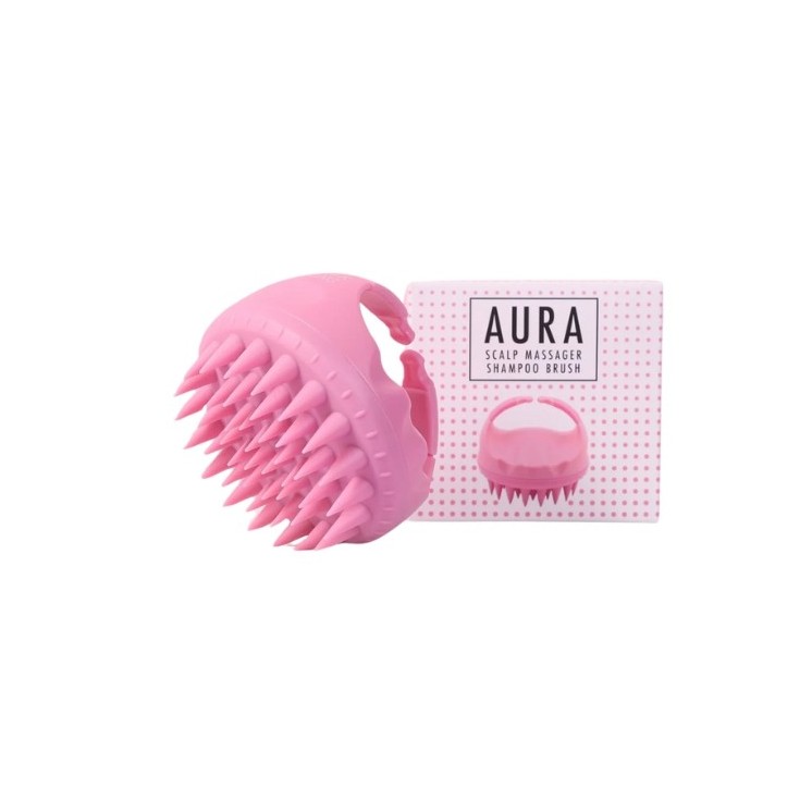 Sister Young Aura Scalp Washing and Massage Brush Pink 1 piece