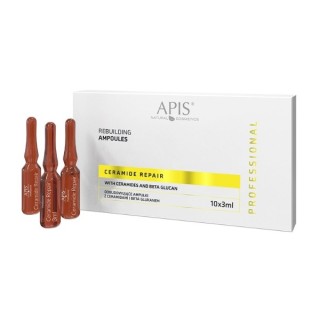 Apis Ceramide Repair Regenerating Facial Ampoules with Ceramides and Beta Glucan 10x3ml