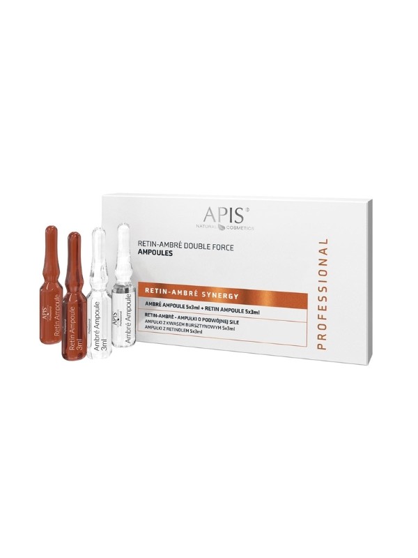 Apis Retin-Ambre Synergy Ampułki do twarzy o podwójnej sile 10x3ml 