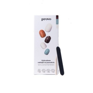 Provo hybrid Nail stickers NO.7 Glam Pop 33 pieces