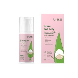 Yumi Aloe Augencreme zur Beseitigung dunkler Augenringe, 15 ml