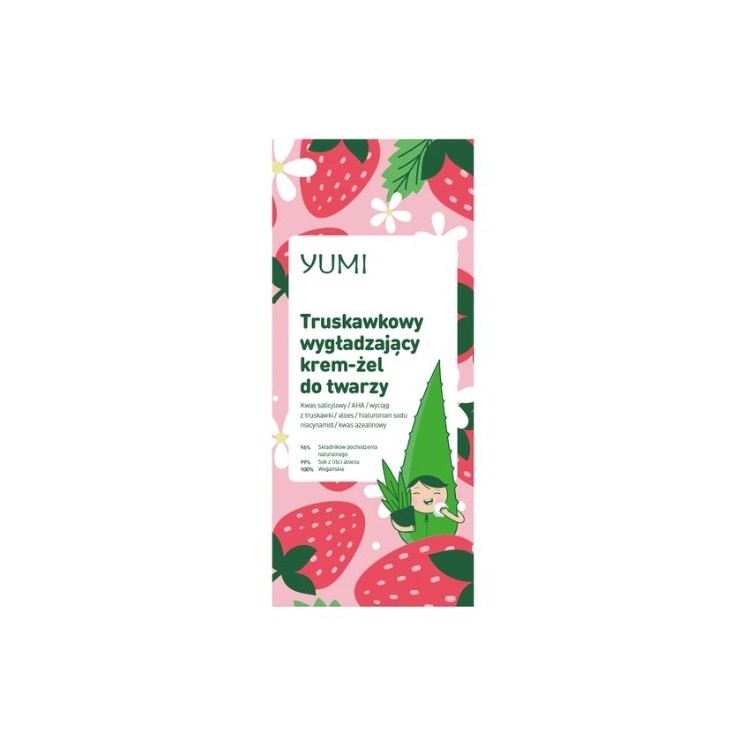 Крем-гель для обличчя Yumi Strawberry Smoothing 50 мл