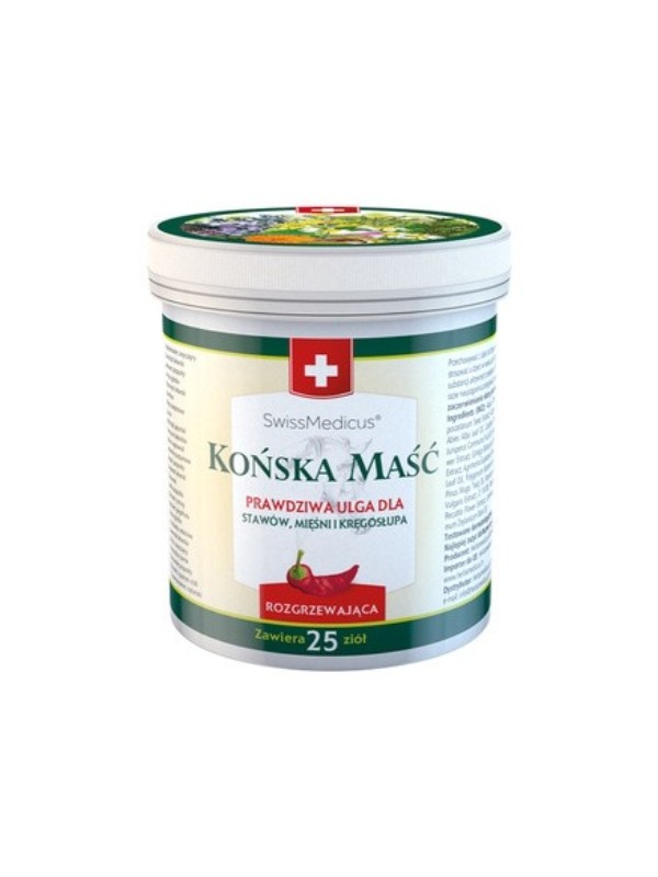 SwissMedicus Maść końska rozgrzewająca 250 ml (11-05-2025)