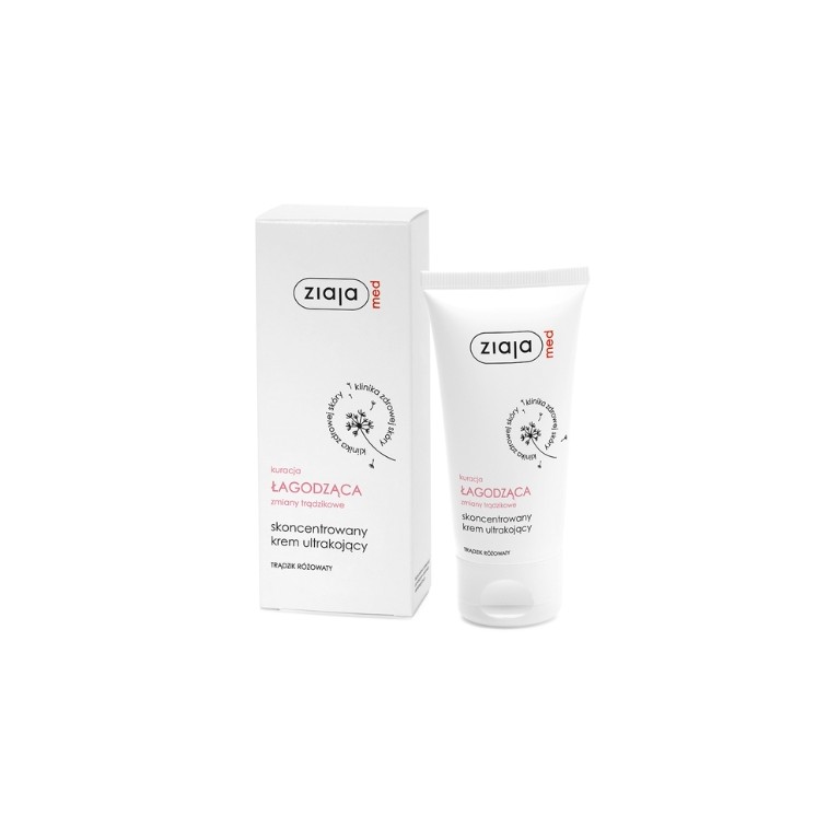 Ziaja Med Soothing Treatment Ультразаспокійливий крем для обличчя від розацеа 50 мл