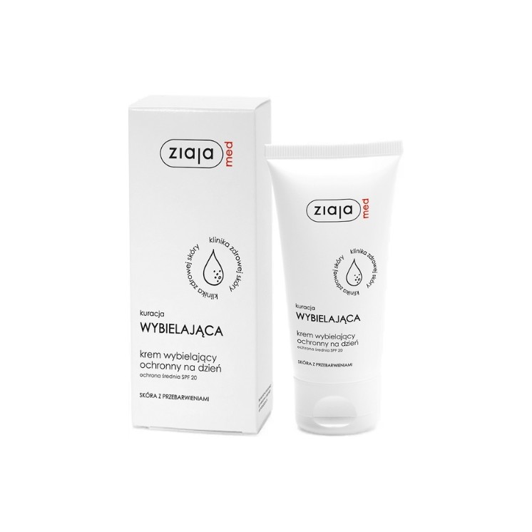 Ziaja Med Whitening Treatment Whitening Beschermende Dagcrème SPF20 50 ml