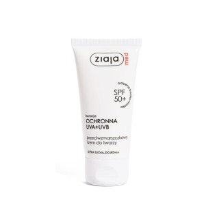 Ziaja Med Protective Treatment Crème visage anti-rides pour peaux sèches SPF50 + 50 ml