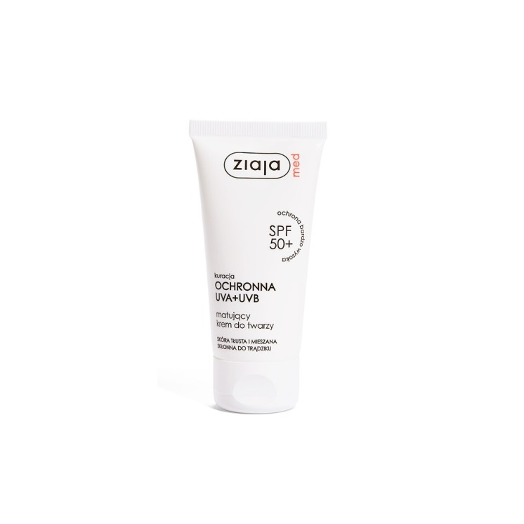 Ziaja Med Protective Treatment Mattierende Gesichtscreme SPF50 + 50 ml