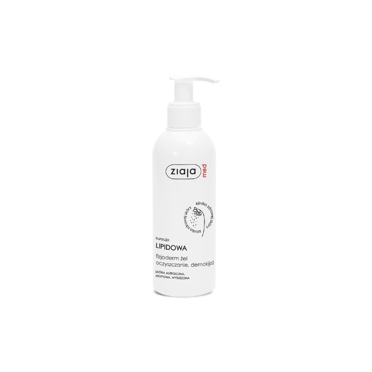 Ziaja Med Lipid Treatment Reinigendes Gesichtswaschgel für atopische/allergische Haut, 200 ml
