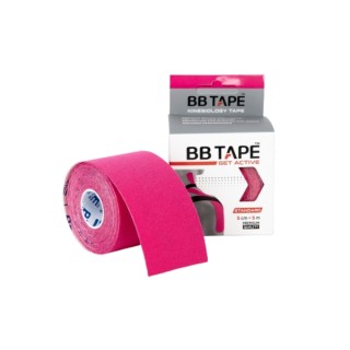 BB Tape Kinesiologie Tape Plain Pink 1 stuk
